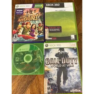 Xbox 360 bundle 4 games Halo, COD, Dead Island, Kinect